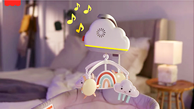 赤ちゃんぐっすり！２WAYレインボーシャワーメリー