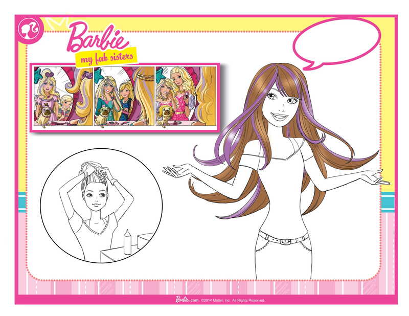 Skipper Barbie Coloring Page Svg Cut File | The Best Porn Website