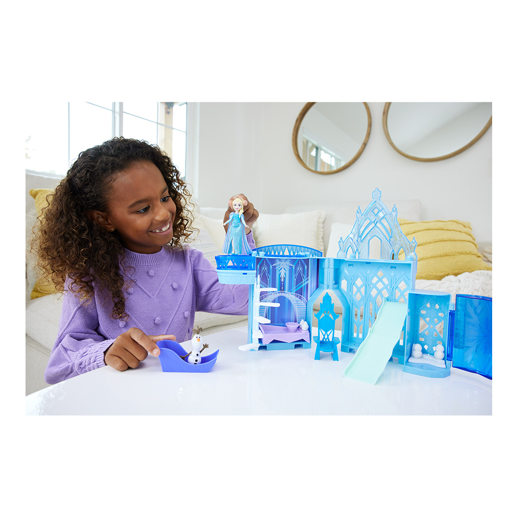 アナと雪の女王 エルサとこおりのおしろ（かさねるおしろシリーズ！ミニドール） – mattel