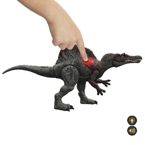 ジュラシック・ワールド ダメージ！ひかる スピノサウルス | CORE SCALE | ジュラシックワールド Jurassic World | Mattel  マテル