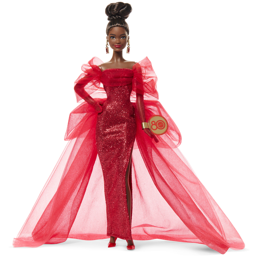 バービー バービー人形 GMFGTDT0HKN Barbie Black Heart Logo Crew Neck T-Shirt - Classic Fit, Short Sle バービー バービー人形 GMFGTDT0HKN Barbie Black Heart Logo Crew Neck T-Shirt - Classic  Fit, Short Sle