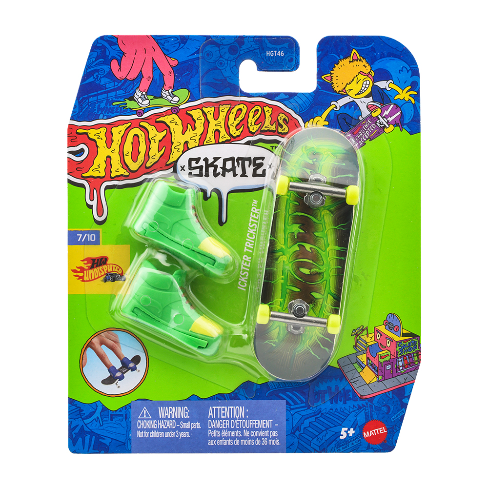 JGM00 (1).jpg ホットウィール、スケートボード、Gimme Space テニス付きスケートボード、子供用おもちゃ、対象年齢5歳以上、おもちゃ、マテル